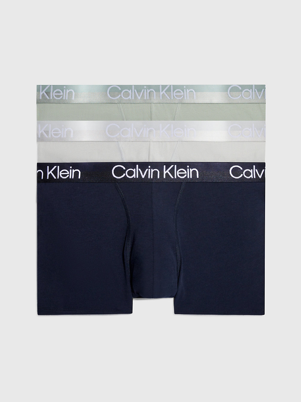 GALAXY GRY, NIGHT SKY, FROSTED FERN 3-Pack Boxers - Modern Structure undefined heren Calvin Klein