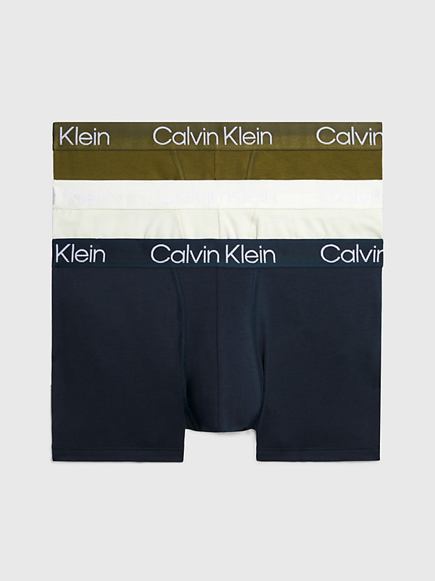 vaporous gry 3er-pack shorts - modern structure für herren - calvin klein
