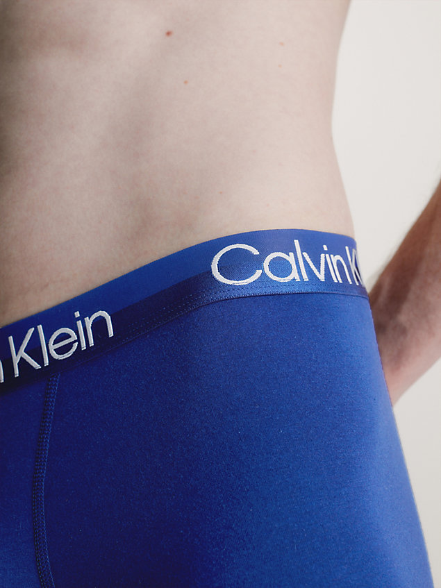 blue 3er-pack shorts - modern structure für herren - calvin klein
