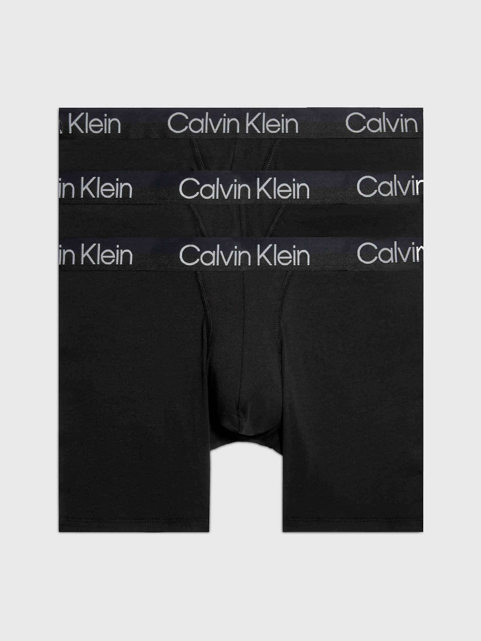 Pack De 3 Bóxeres Largos - Modern Structure > Black > undefined mujer > Calvin Klein