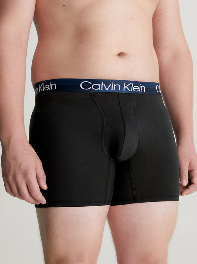  bl bry wb 3-pack boxers lang - modern structure voor heren - calvin klein