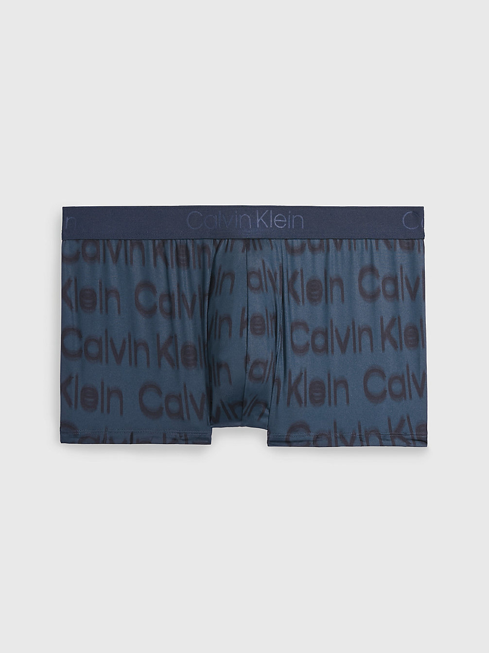 MOTION BLUR PRINT_MIDNIGHT NAVY Low Rise Trunks - CK Black undefined men Calvin Klein