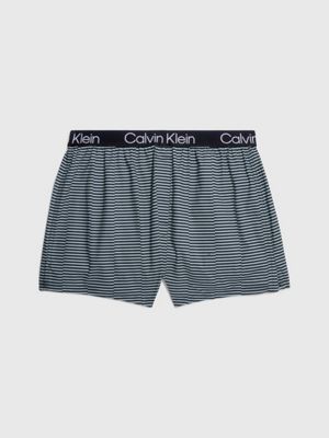 OFFSET STRIPE_NIGHT SKY Slim Fit Boxers - Modern Structure undefined men Calvin Klein