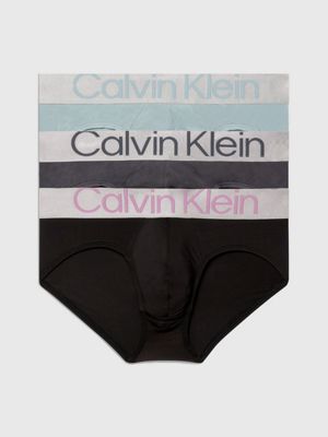 3 Pack Briefs - Steel Micro Calvin Klein® | 000NB3073AN2D