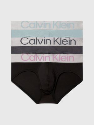 Pack de 3 bóxers de tiro bajo - Steel Micro Calvin Klein