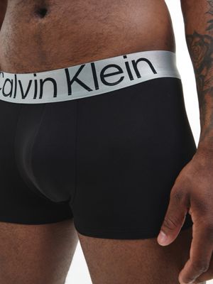 3 Pack Low Rise Trunks Steel Micro Calvin Klein 000NB3074A139