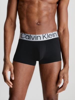 Calvin Klein Men's Steel Micro 3-Pack Low Rise Trunks