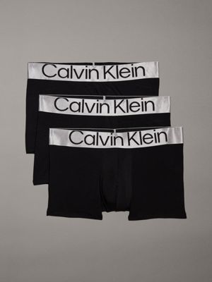 Calvin Klein Steel Cotton Trunk 3-Pack Black/ White/ Grey Heather