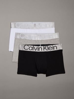 Calvin Klein Underwear SUSTAIN STEEL COTTON TRUNK 3-PACK Black