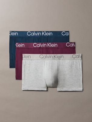  mauve wine 3 pack trunks - ultra soft modern for men calvin klein