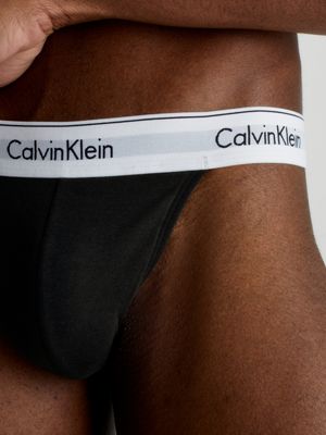 Kit Calcinhas Calvin Klein 3 Pack Thongs Xadrez - Outlet - Bia