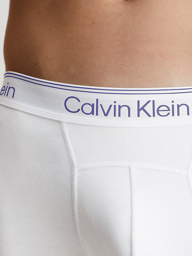 white trunks - athletic cotton for men calvin klein