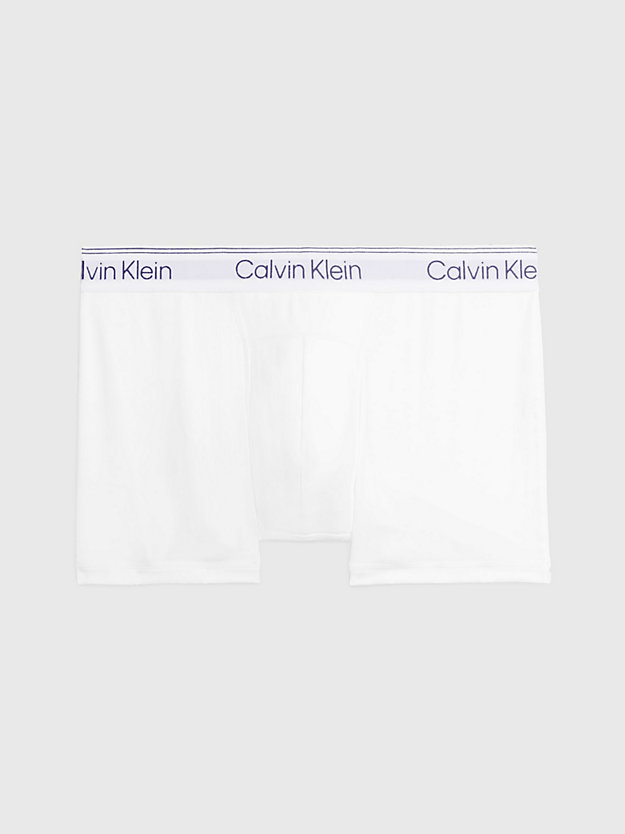 WHITE Trunks - Athletic Cotton for men CALVIN KLEIN
