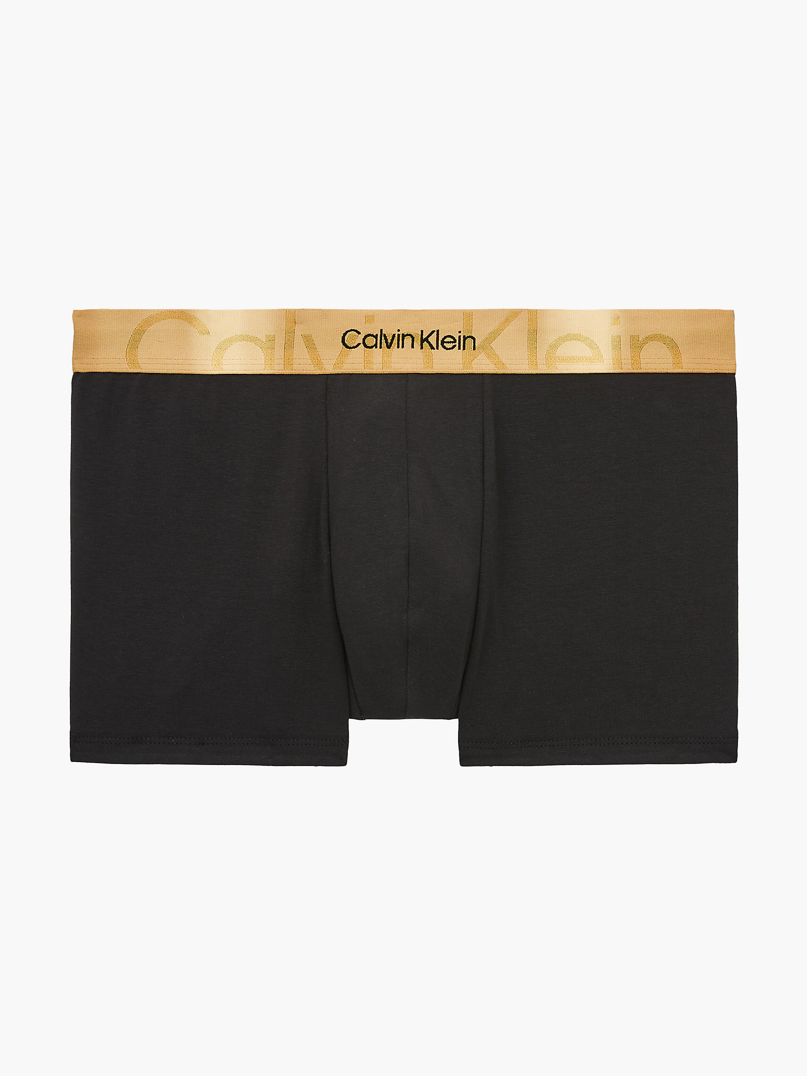 Black W/ Old Gold Wb Trunk - Embossed Icon undefined men Calvin Klein