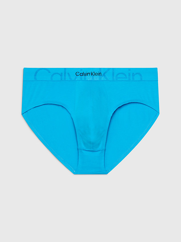 blue slipy - embossed icon dla mężczyźni - calvin klein