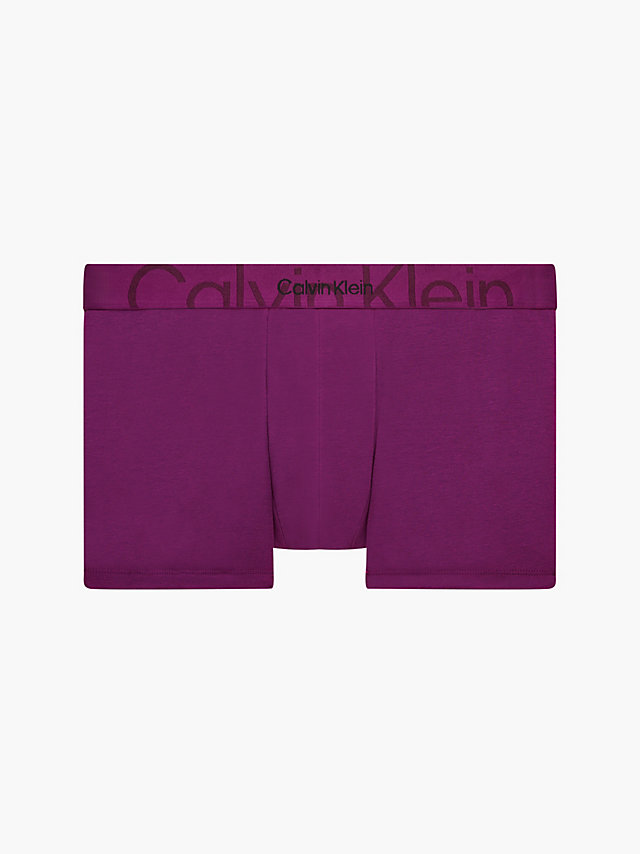 Berry Maroon Trunks - Embossed Icon undefined men Calvin Klein