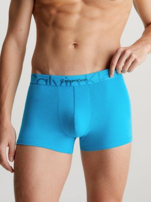 Calvin Klein 3 Pack Trunk NB2380A679 Sky Blue Cobalt