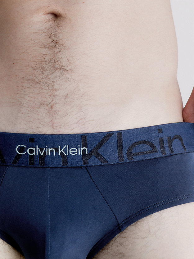 BLUE SHADOW Briefs - Embossed Icon for men CALVIN KLEIN