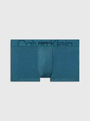 blue hüft-shorts - embossed icon für herren - calvin klein