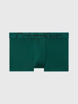 green hüft-shorts - embossed icon für herren - calvin klein