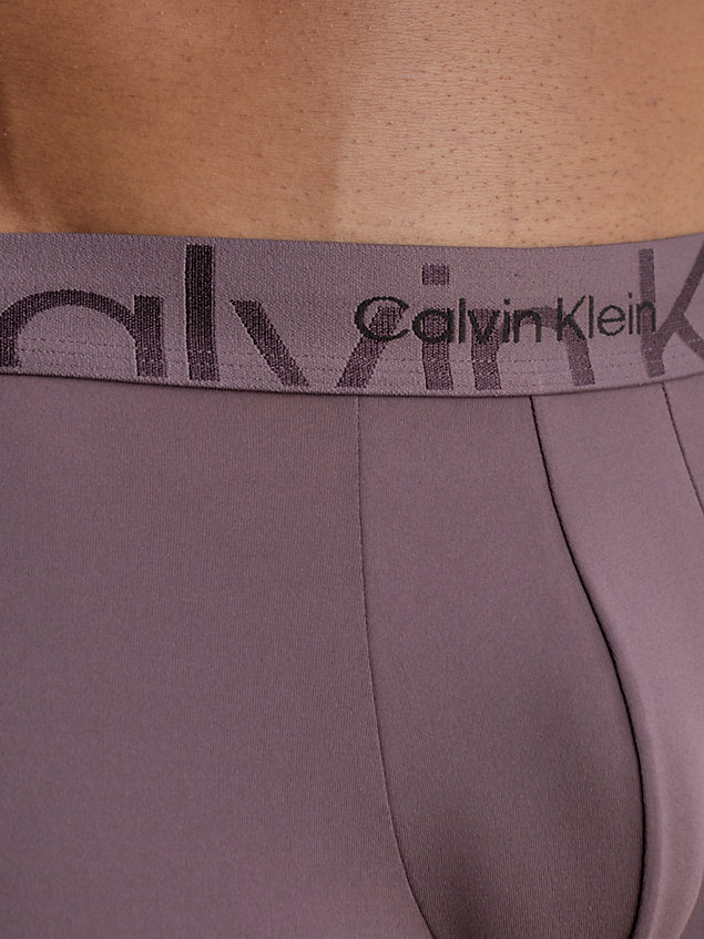 grey hüft-shorts - embossed icon für herren - calvin klein