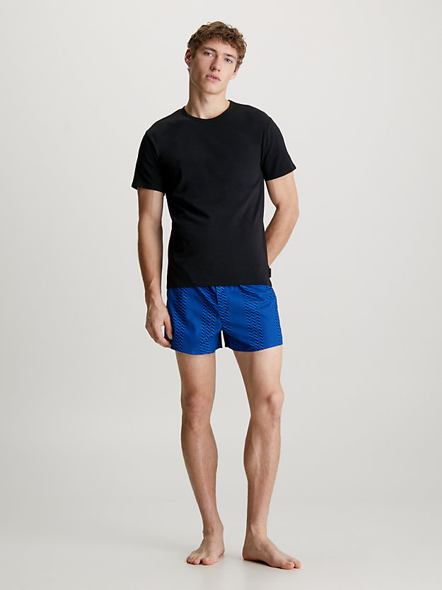bl top shorts-pyjama-set für herren - calvin klein