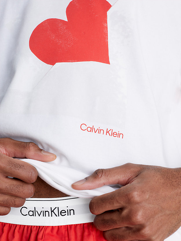 WH TP W/OR ODSY GRAPHIC_OR ODSY BTM Shorts Pyjama Set - Modern Cotton for men CALVIN KLEIN