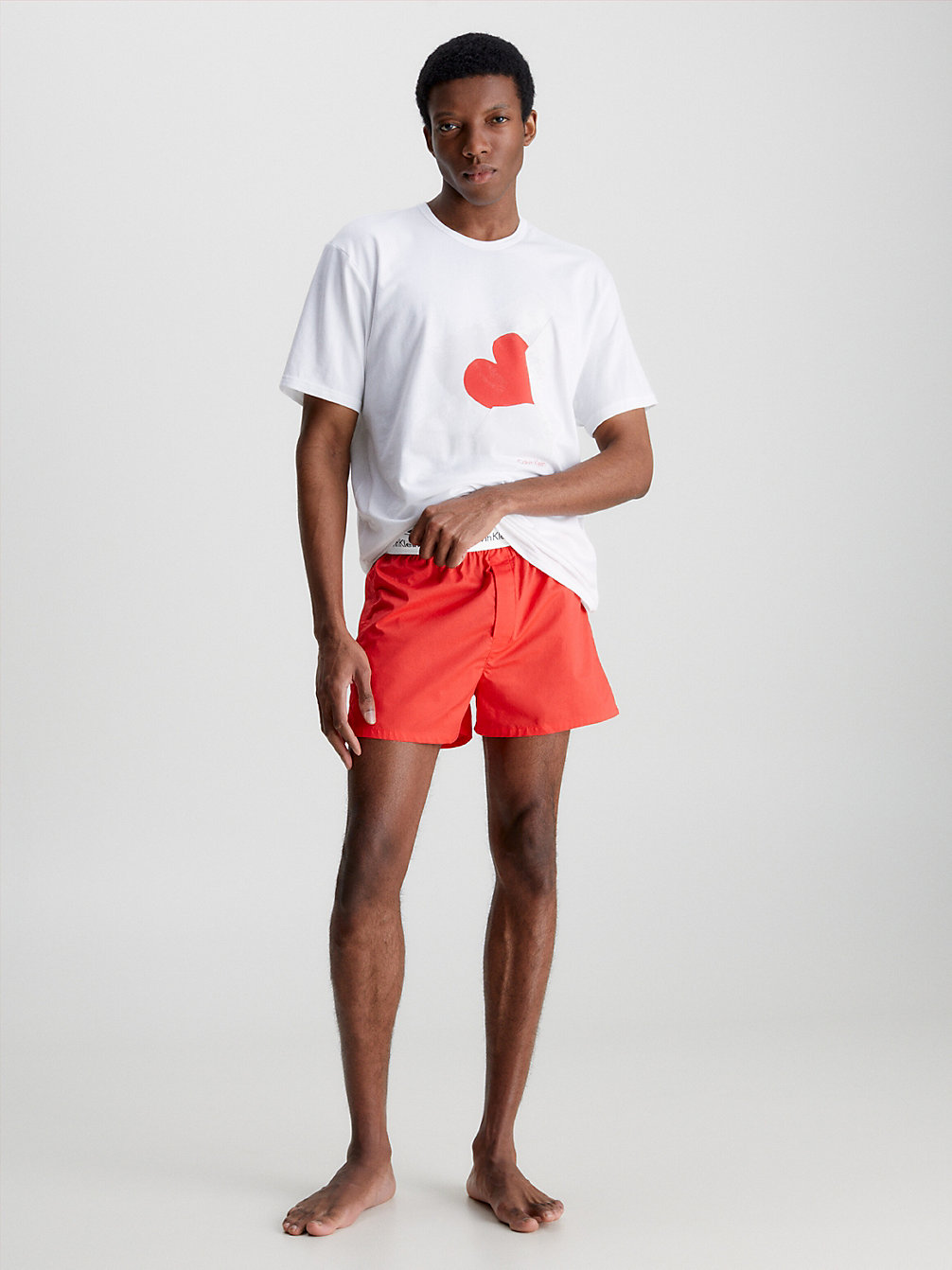 Conjunto De Shorts De Pijama - Modern Cotton > WH TP W/OR ODSY GRAPHIC_OR ODSY BTM > undefined mujer > Calvin Klein