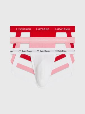 Calvin Klein Underwear Men's Cotton Stretch 4 Pack The Pride Jock Strap XL