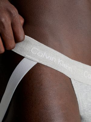 Calvin Klein Lot de 3 strings pour homme, Noir, Grand : : Mode