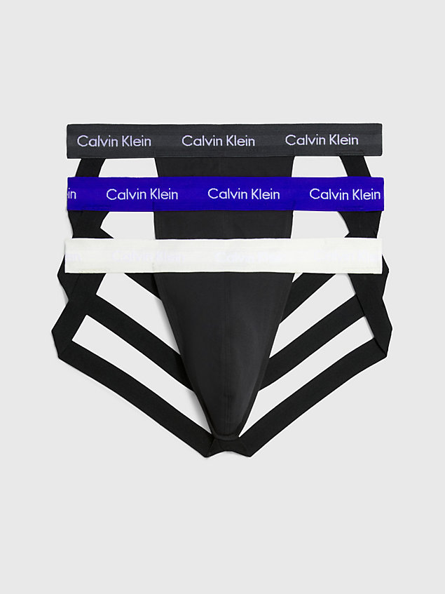  vprs gry wbs 3 pack jock straps - cotton stretch for men calvin klein