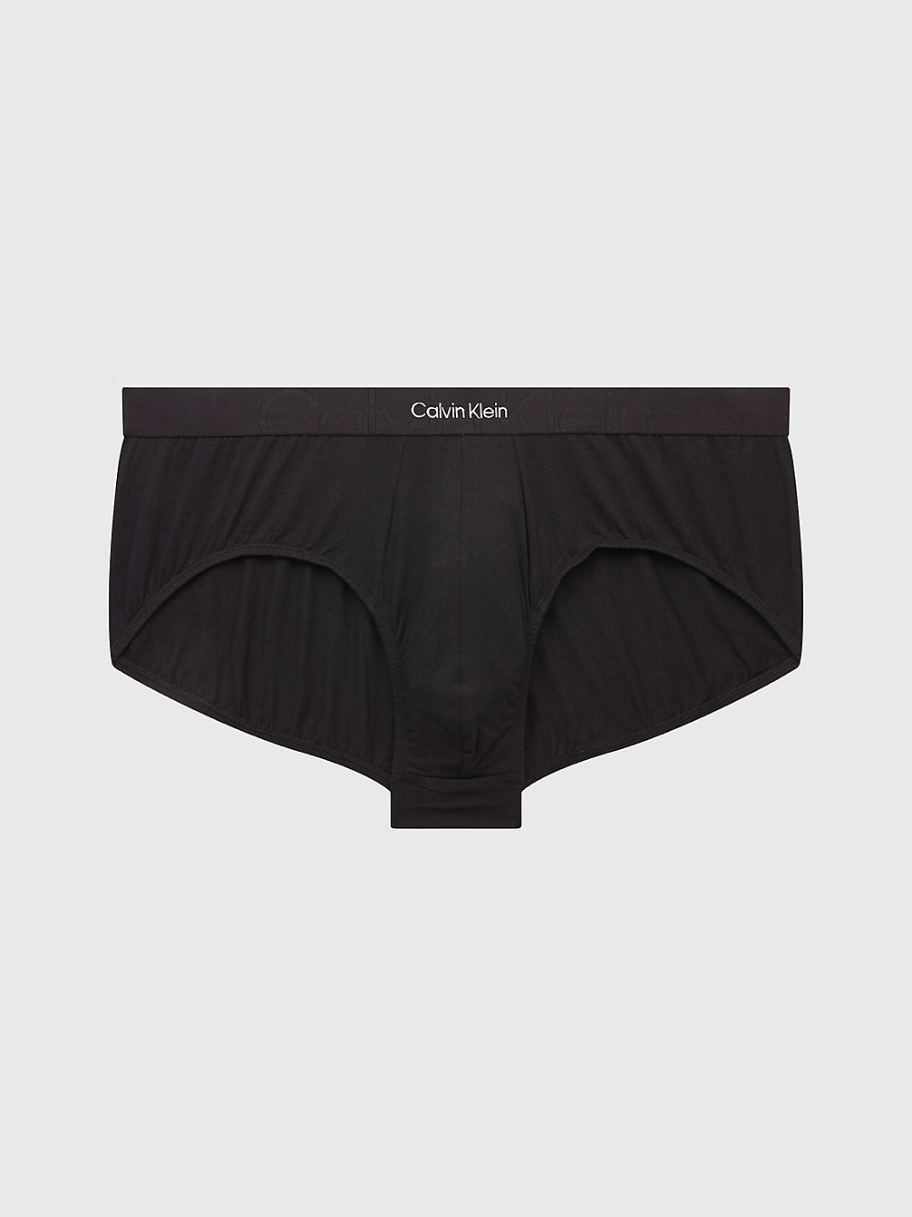BLACK Plus Size Briefs - Embossed Icon undefined men Calvin Klein