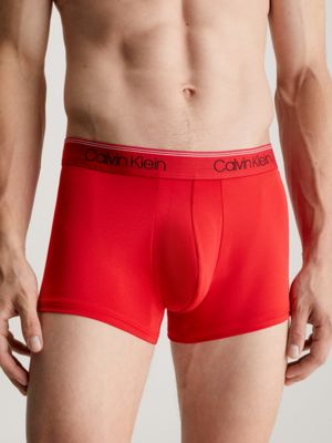 Calvin Klein Men's Underwear 4-Pack Microfiber Low Rise Trunk Multicolor  Medium