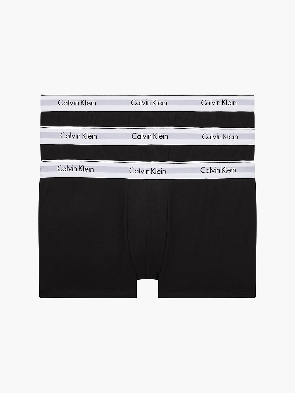 BLACK/BLACK/BLACK > Zestaw 3 Par Bokserek Plus Size - Modern Cotton > undefined Mężczyźni - Calvin Klein