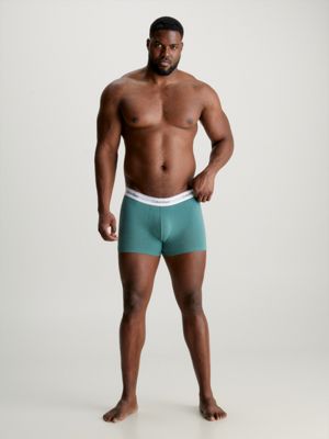 Plus Size 3 Pack Trunks Modern Cotton Calvin Klein 000NB3377AM8O