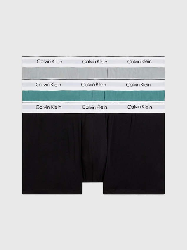 boxer aderenti in confezione da 3 plus size - modern cotton  griffin da uomini calvin klein