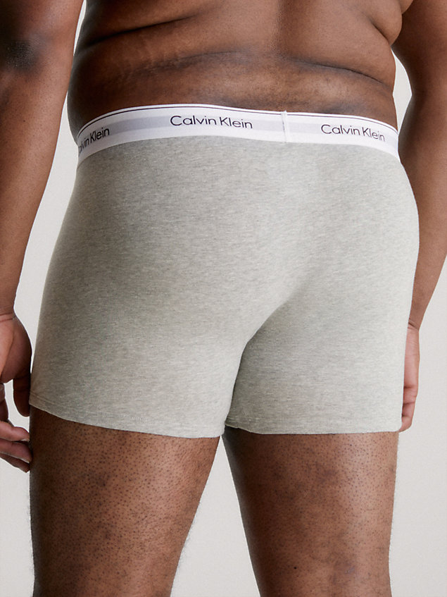  black 3er-pack shorts in übergröße - modern cotton für herren - calvin klein