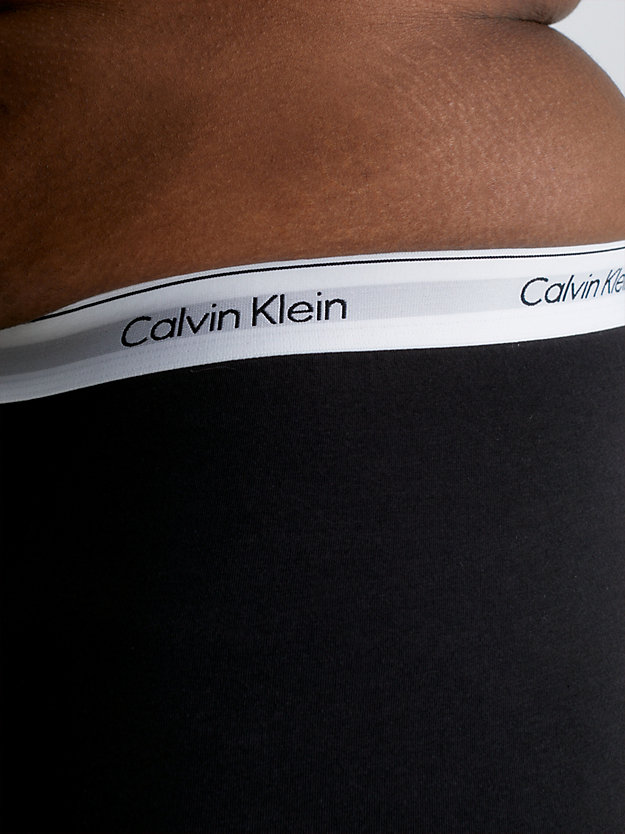 BLACK/BLACK/BLACK Plus Size 3 Pack Boxer Briefs - Modern Cotton for men CALVIN KLEIN
