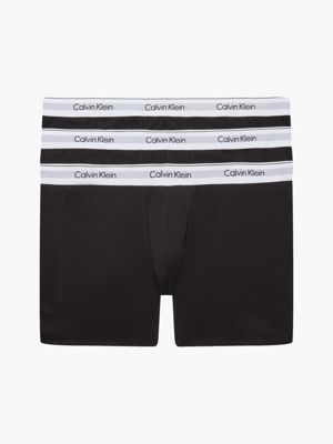 Plus Size 3 Pack Boxer Briefs - Modern Cotton Calvin Klein® | 000NB3378A001