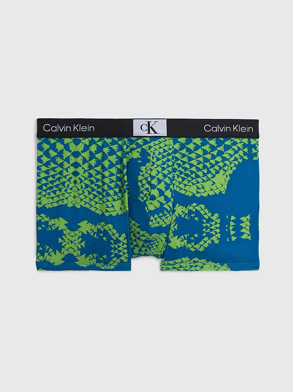 SNAKE PRINT_AMPLIFIED BLUE Trunks - Ck96 undefined men Calvin Klein