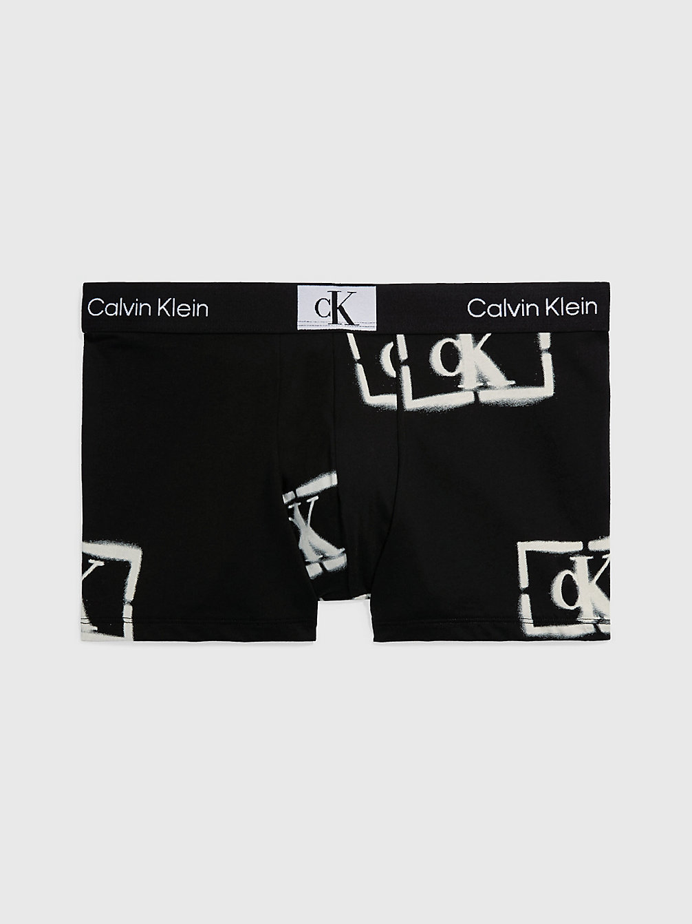 STENCIL LOGO PRINT_BLACK Shorts - Ck96 undefined Herren Calvin Klein