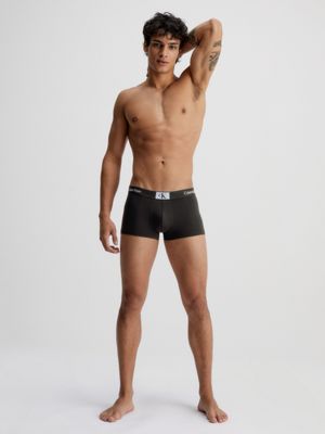 black low rise trunks - ck96 for men calvin klein
