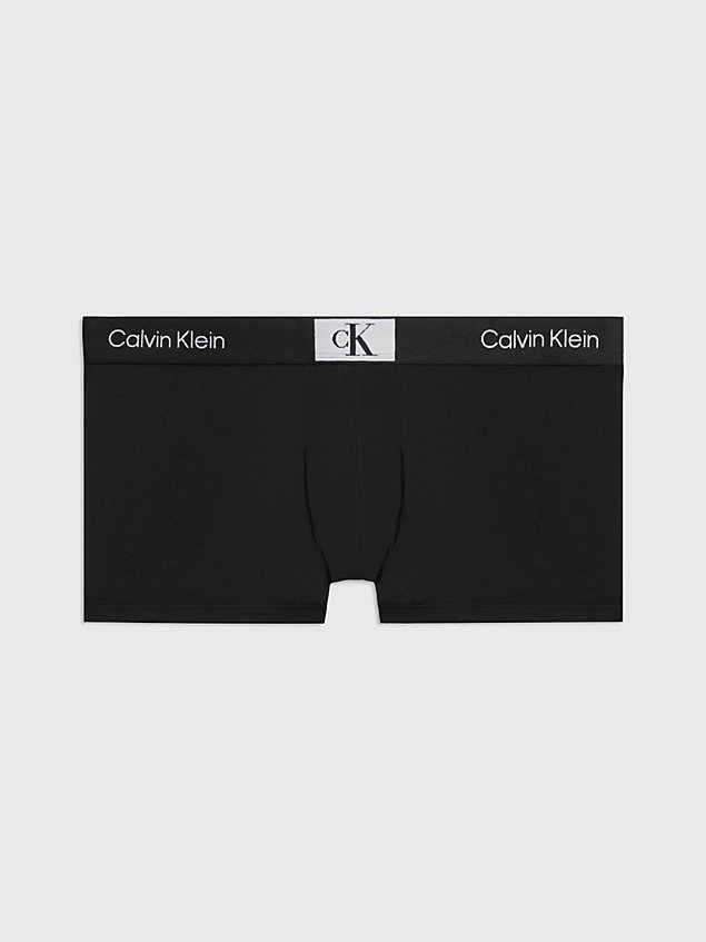 black low rise trunks - ck96 for men calvin klein
