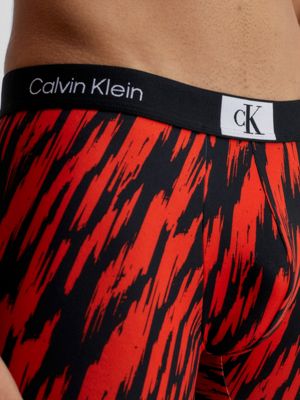 TIGER STRIPE PRINT_HAZARD Boxer aderenti lunghi - CK96 da uomo CALVIN KLEIN