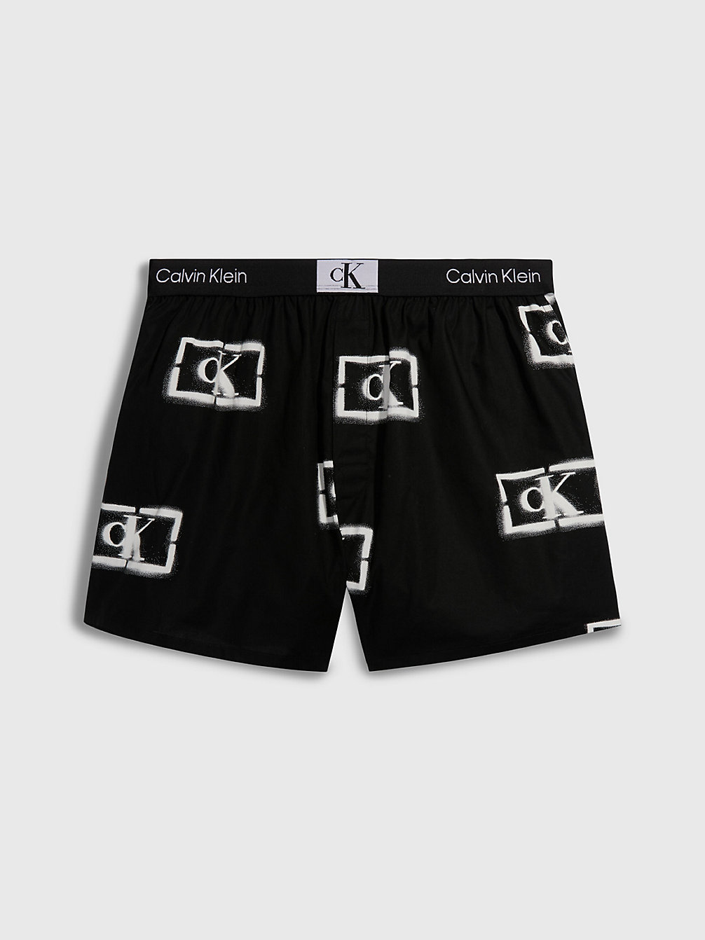 STENCIL LOGO PRINT_BLACK Boxers - Ck96 undefined men Calvin Klein