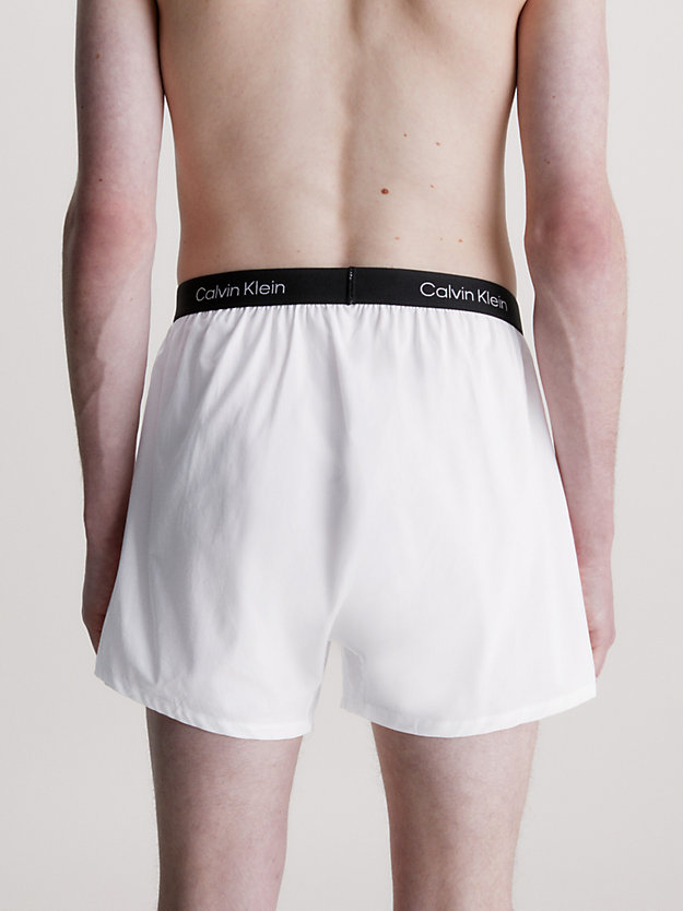 BLACK/WHITE/GREY HEATHER 3 Pack Slim Fit Boxers - CK96 for men CALVIN KLEIN