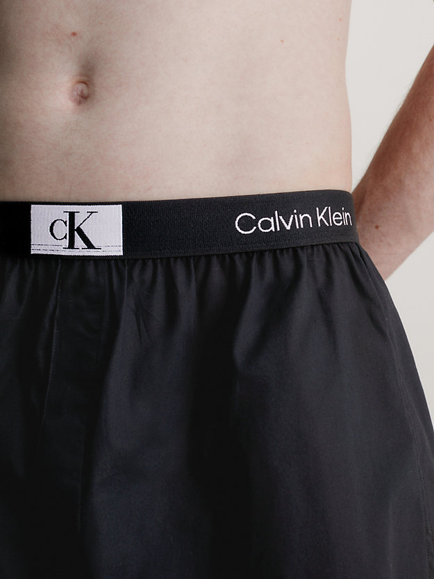 BLACK/WHITE/GREY HEATHER Boxer slim in confezione da 3 - CK96 da uomo CALVIN KLEIN