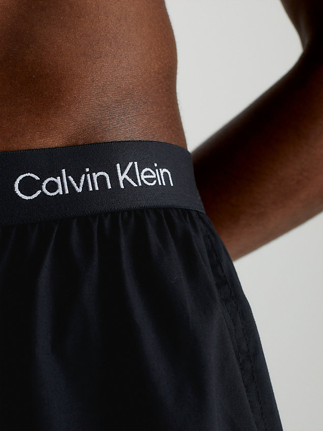  palm trees_black 3 pack slim fit boxers - ck96 for men calvin klein