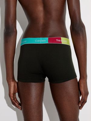 black w/ aqua green shorts - pride für herren - calvin klein