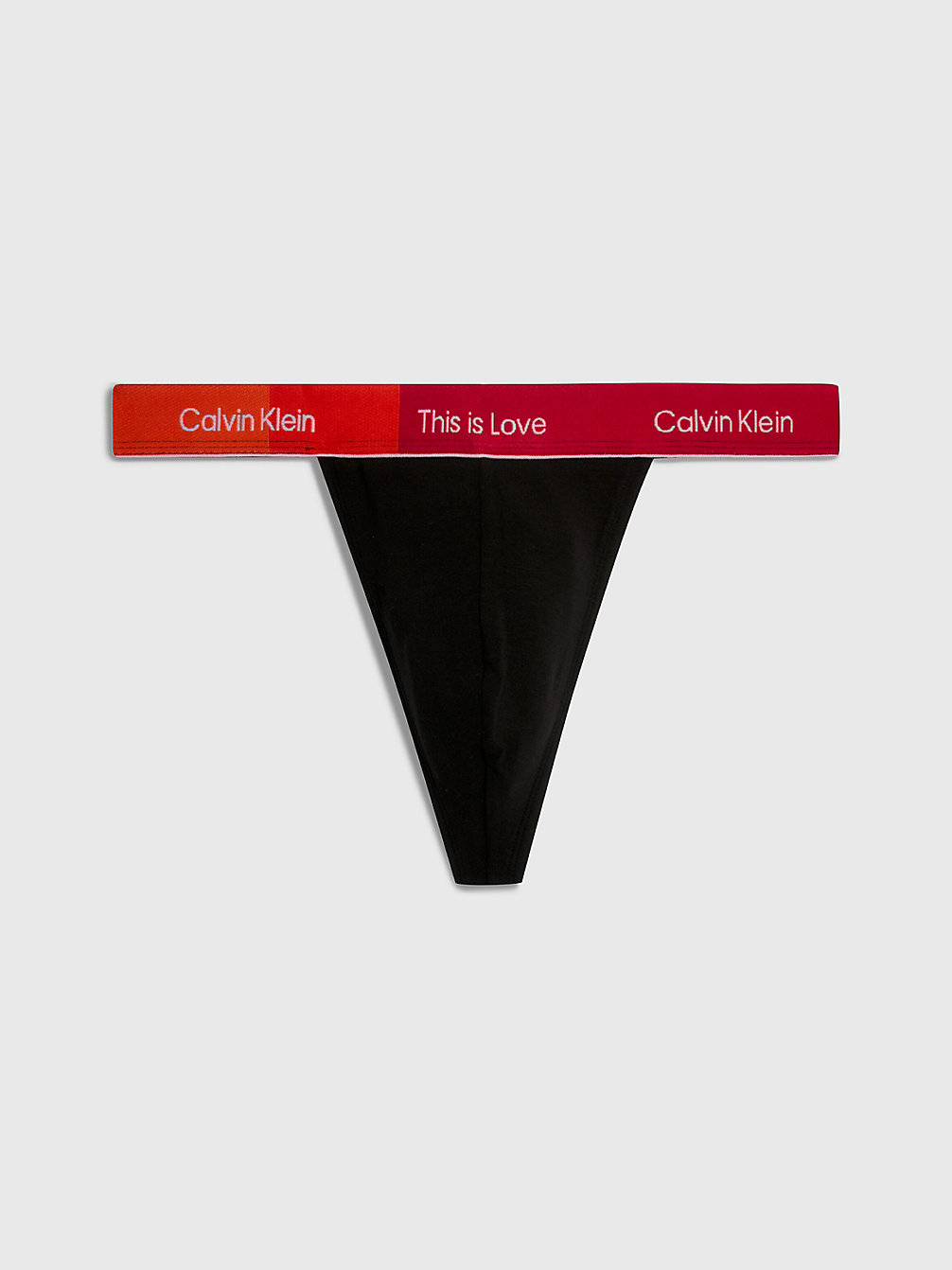 BLACK W/ PERSIAN RED String - Pride undefined heren Calvin Klein